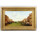 Attr. Martino, View of the Grand Canal Venice, Oil