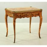 Louis XVI Style Inlaid Card Table