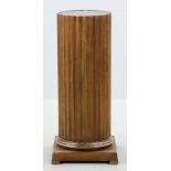 Antique Fluted Wood Pedestal