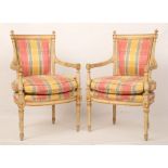 Pr. Italian Neoclassical Style Armchairs