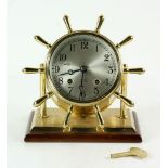 Brass Chelsea Ships Bell Clock