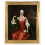 18th C. English Portrait of Lady Norton, Oil on Canvas