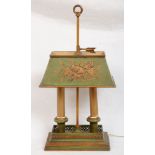 French Tole Desk Lamp