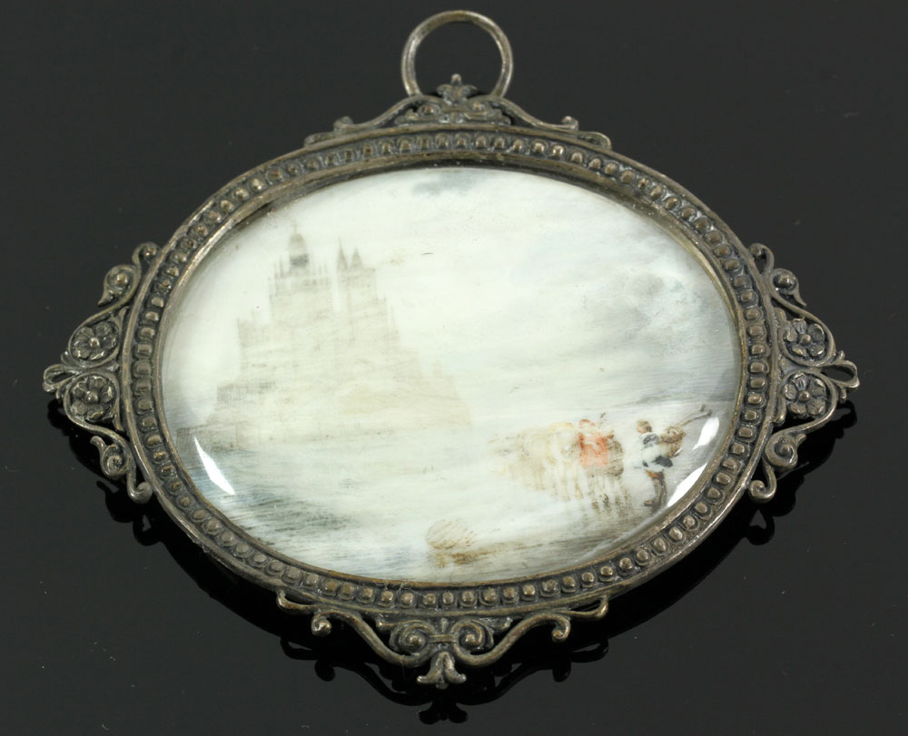 Turner, Mont Saint-Michel, Miniature on Ivory