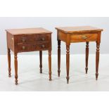 Two Early 19th C. Night Stands