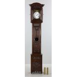 19th C. French Provincial Tall Case Clock