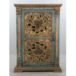 Antique Italian Florentine Carved Gilt Wood Cabinet