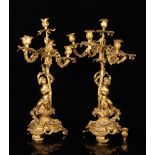 Pr. 19th C. French Figural Candelabra