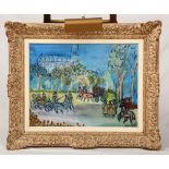 Dufy, Parisian Park Scene, Oil on Canvas