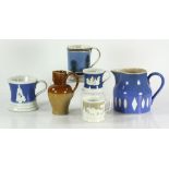 18th/19th C. Staffordshire Mugs and Pitchers