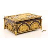 19th C. French Gilt Bronze Jewelry Box