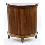 18th C. Dutch Neoclassical Satinwood Tambour Cabinet