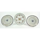 Three 18th/19th C. Chinese Export Porcelain Plates