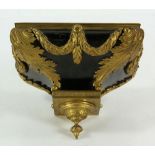 Late 18th C. French Shelf with Ormolu Mounts