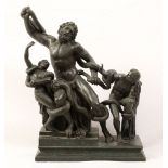 18th/19th C. Italian Bronze Laocoon Group Statue