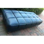 Modern Blue Upholstered Bench