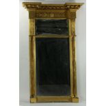 Early 19th C. French Carved Gilt Wood Mirror