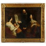 West, Van Dyck with Royal Family, Oil on Canvas