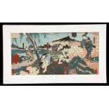 Kuniyoshi, Japanese Woodblock Triptych