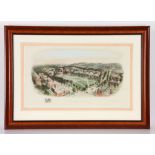 19th C. View of Dartmouth College, Etching