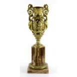 Late 19th C. French Empire Bronze Urn