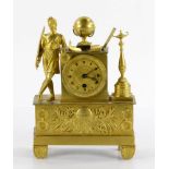 Bronze Dore Figural Clock