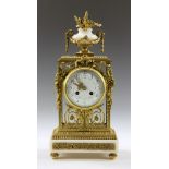 Bronze Dore and Marble Clock