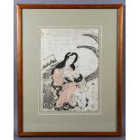 Attributed to Eisen, Japanese Woodblock Print