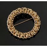 Ladies' 14K Yellow Gold Circular Link Pin