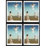 Heine, Crucifixion, Lot of 4 Lithographs