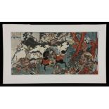 Kuniyoshi, Japanese Woodblock Triptych