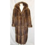 Ladies Full Length Mink Coat, satin lining, no labels