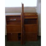 1960s Skive Mobel Fabrik Retro Style Wall System with multiple components, cupboards with sliding