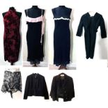 Ladies Vintage & Modern Clothing incl. Petite Dress Co. of Mayfair Black Velvet jacket & skirt, M&