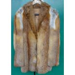 Ladies Vintage Fox Fur Coat/Jacket, no interior label