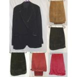 Gents Clothing incl. Austin Reed Gents Black Evening Dress Suit, Glengarnock of Scotland green
