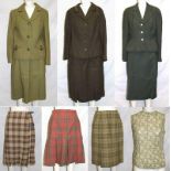 Ladies Vintage Woollen Skirts & Skirt Suits incl. Mairi Macantyre, Phyllis Taylor, Moffat Weavers
