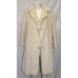 Ladies Vintage Alpaca Fleece Coat with label Selby of New Zealand