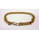 18ct. Gold Bracelet, chain links marked 18ct. approx. 8"L