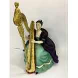 Royal Doulton Figurine 'Harp' HN2482, limited edition No. 724, modelled by Peggy Davies