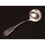 William IV silver ladle, London 1836, 7" long, maker IH, approx 80gms