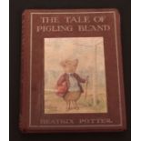 BEATRIX POTTER: THE TALE OF PIGLING BLAND, London, Frederick Warne & Co, [1913], 1st edition, 1st or