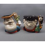 Two Royal Doulton character jugs to include Desperate Dan D7006 and Dennis & Gnasher D7005 (2)