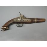 18th century style replica pistol, probably of Eastern origin