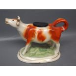 Staffordshire style cow creamer (replacement lid), 4" high