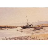 *GODFREY SAYERS (20TH CENTURY, BRITISH) "Misty Morning, Morston" watercolour, signed lower left 4