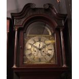 Late 18th century oak and mahogany crossbanded 8-day longcase clock, John Johnson - Sutton, the