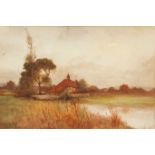 *ALEXANDER MOLYNEUX STANNARD (1878-1975, BRITISH) "Near Walberswick" watercolour, signed lower