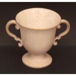 Early Wedgwood small two-handled cup or goblet of tapering circular form, impressed mark circa