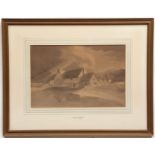 JOHN THIRTLE (1777-1839, BRITISH) "Farmhouse" monotone watercolour 10 x 15 1/2 ins Provenance: